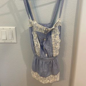 Hollister crisscross back tank top size medium. NWOT